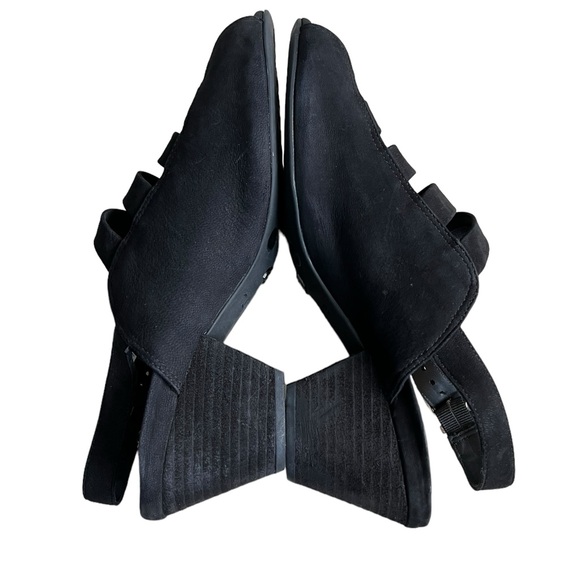 Nurture Women Black Slingback 2.5" Heel Caged Shoes Office Casual 8.5M - Picture 6 of 9